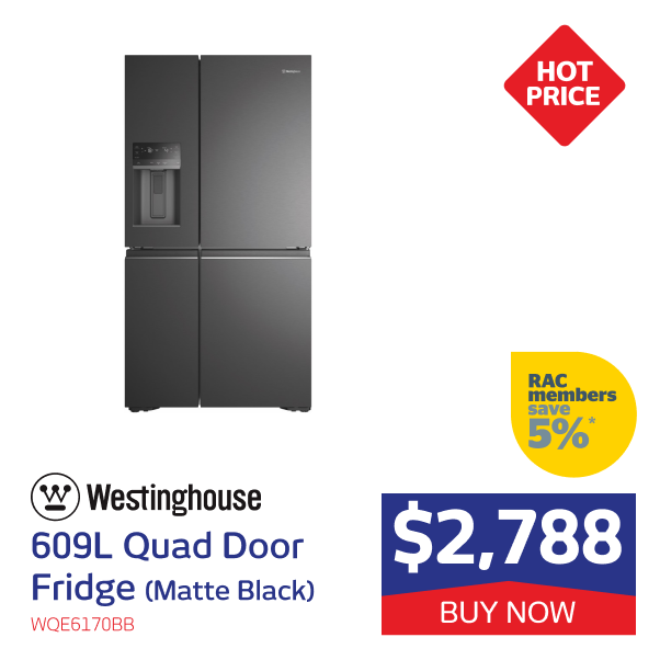 Westinghouse 609L Quad Door Fridge