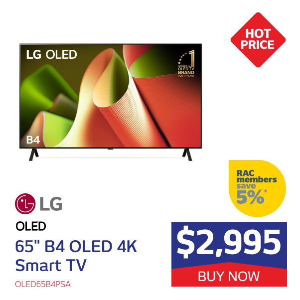 LG 65" B4 OLED 4K Smart TV