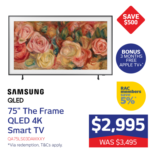 Samsung 75" QLED Frame TV