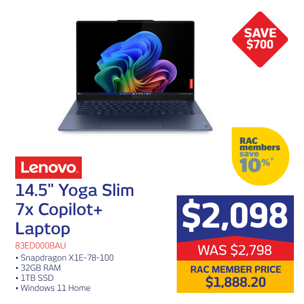 Lenovo 14.5" Yoga Slim 7x Copilot+ Laptop