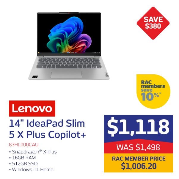 Lenovo 14" IdeaPad Slim 5 X Plus Copilot+