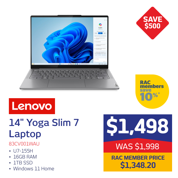 Lenovo 14" Yoga Slim 7 Laptop