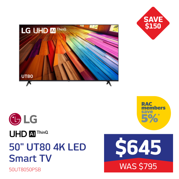 LG 50" UT80 LED TV