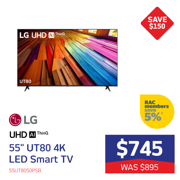 LG 55" UT80 LED TV