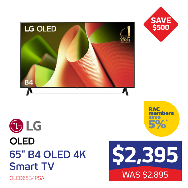 LG 65" B4 OLED TV