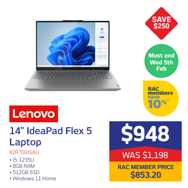 Lenovo 14" IdeaPad Flex 5 Laptop