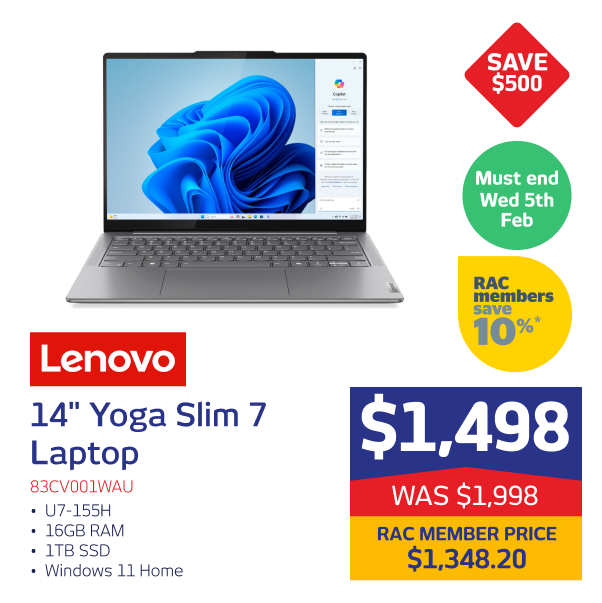 Lenovo 14" Yoga Slim 7 Laptop