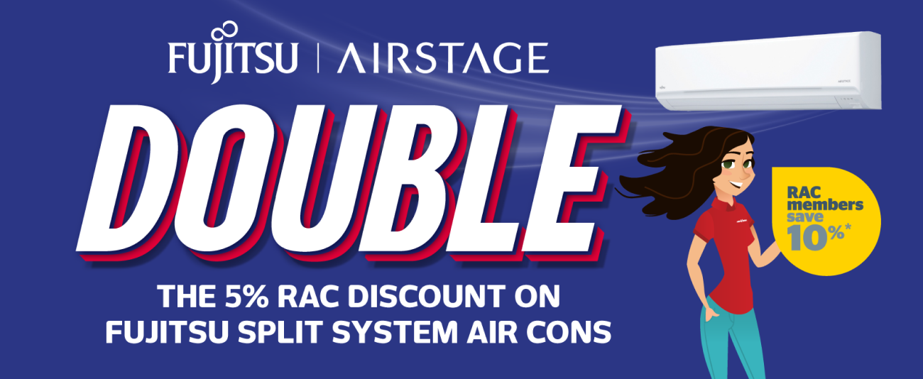 RAC Double Discount On Fujitsu