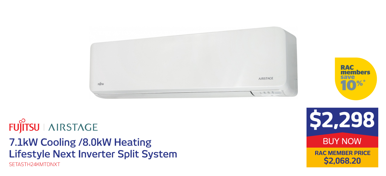 7.1kW Cooling /8.0kW Heating Lifestyle Next Inverter Split System