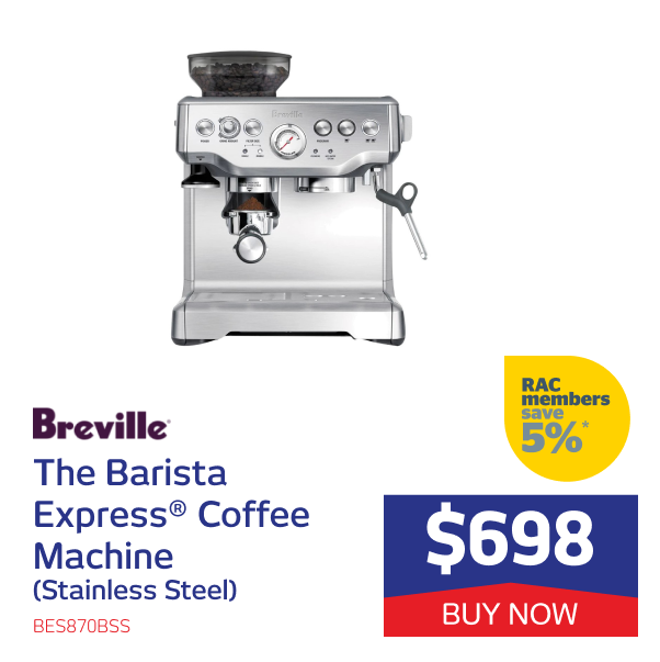 Breville the Barista Express® Coffee Machine (Stainless Steel)