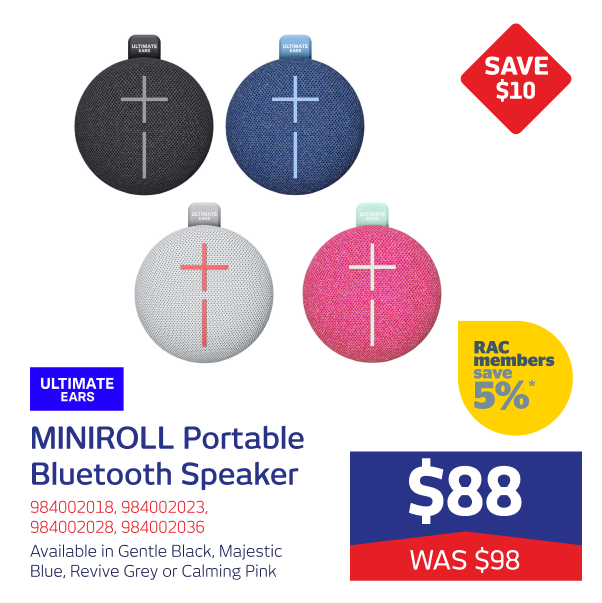 Ultimate Ears MINIROLL Portable Bluetooth Speaker