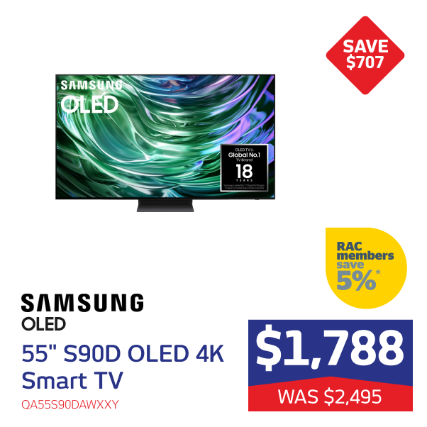 Samsung 55" S90D OLED 4K Smart TV [2024]