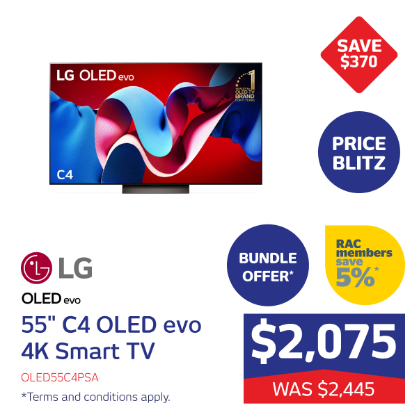 55" C4 OLED evo 4K Smart TV [2024]