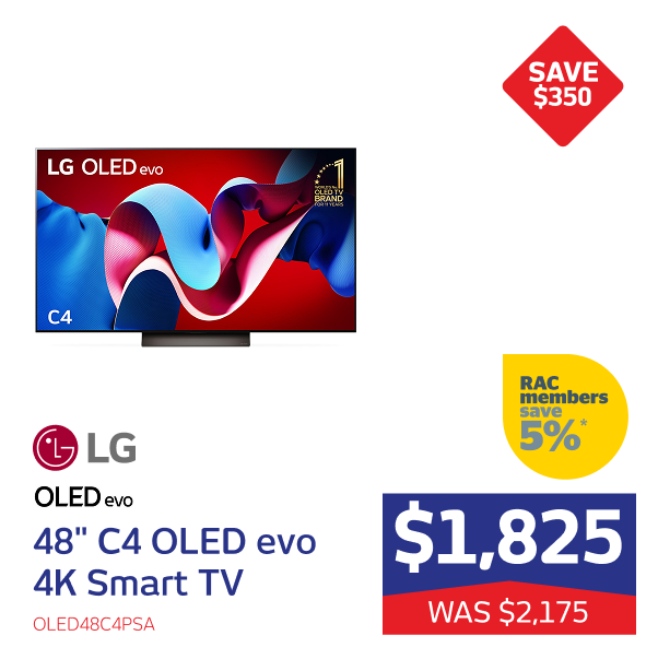 48" C4 OLED evo 4K Smart TV [2024]