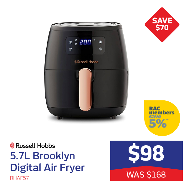 Russell Hobbs 5.7L Brooklyn Digital Air Fryer