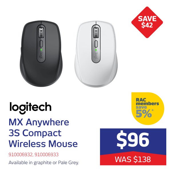 Logitech MX Anywhere 3S Compact Wireless Mouse