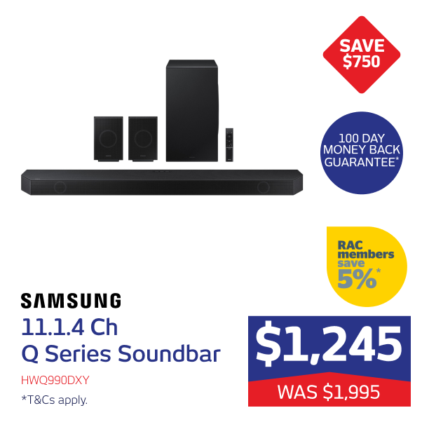 11.1.4 Ch Q Series Soundbar with Wireless Subwoofer and Rear/Side Speakers