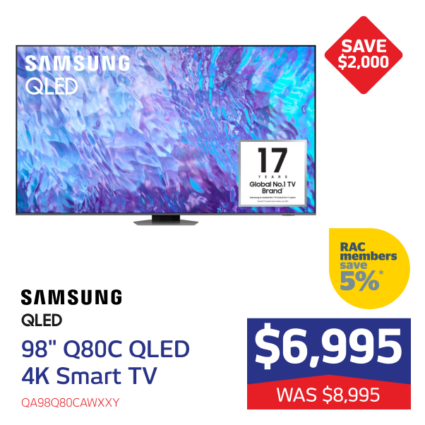 98" Q80C QLED 4K Smart TV [2023]