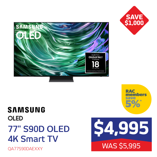 77" S90D OLED 4K Smart TV [2024]