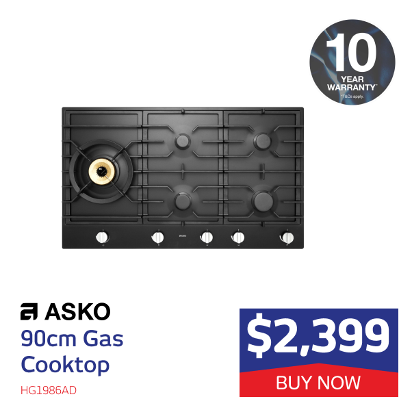 Asko 90cm Gas Cooktop