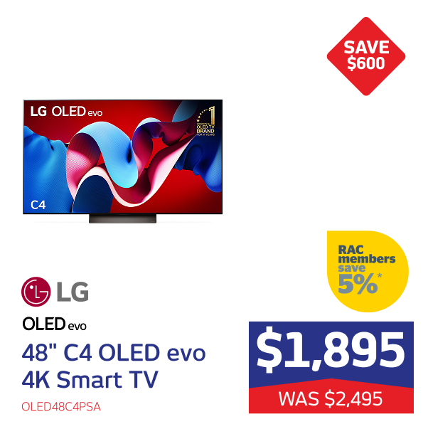 48" C4 OLED evo 4K Smart TV [2024]