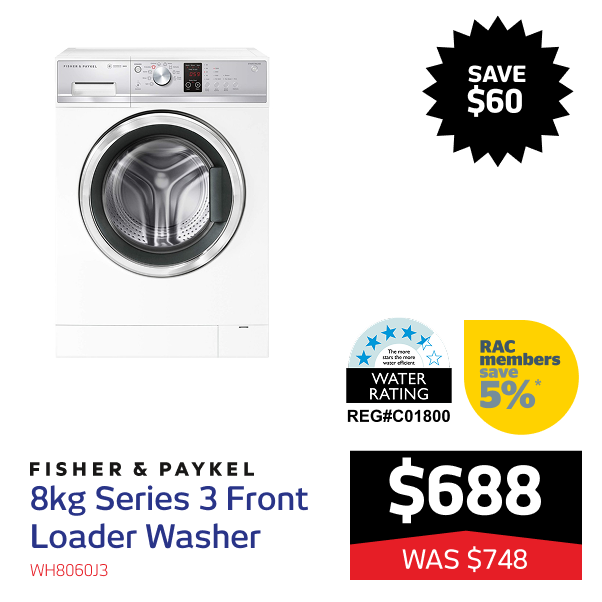 8kg Series 3 Front Loader Washer