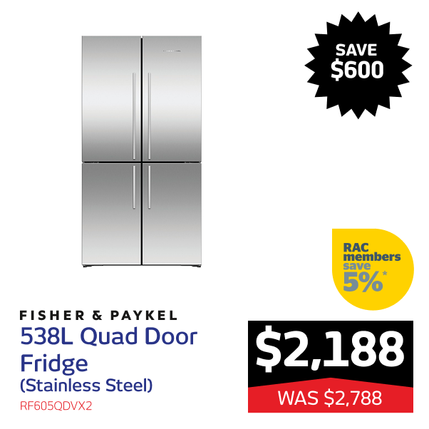 538L Series 7 Quad Door Refrigerator Freezer