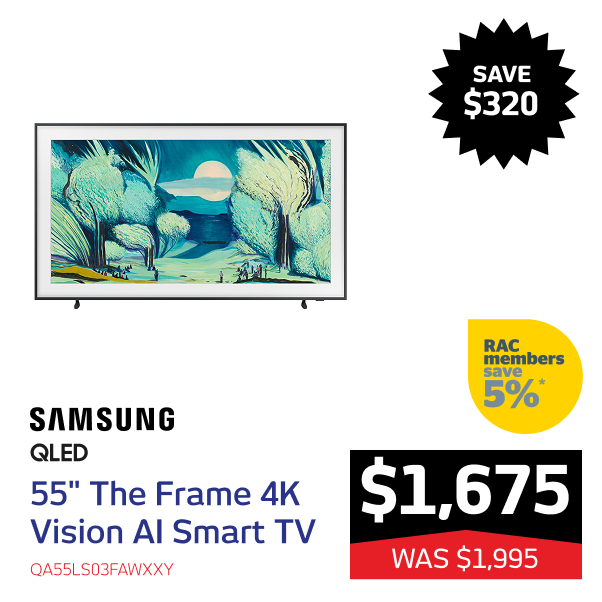 55" The Frame QLED 4K Vision AI Smart TV