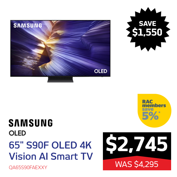 65" S90F OLED 4K Vision AI Smart TV