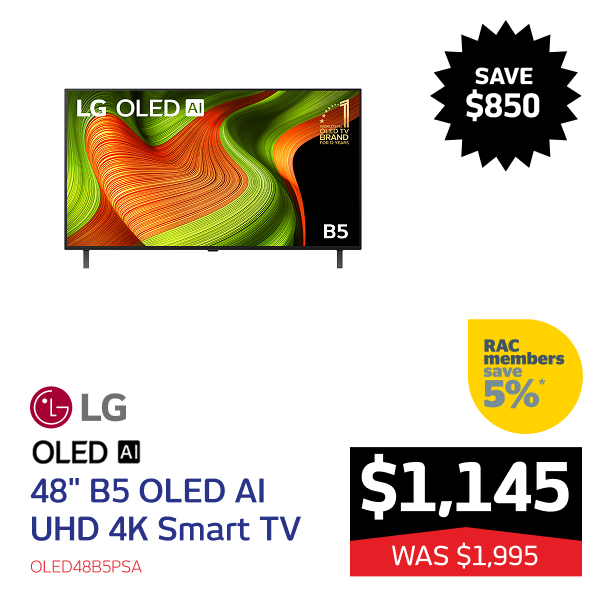 48" B5 OLED AI UHD 4K Smart TV