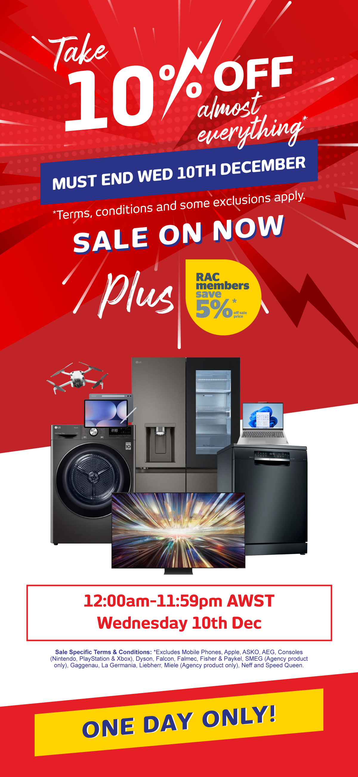 Take 10% Off Almost Everything