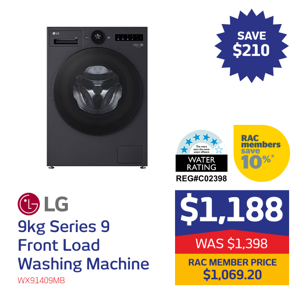 9kg Series 9 Front Load Washing Machine