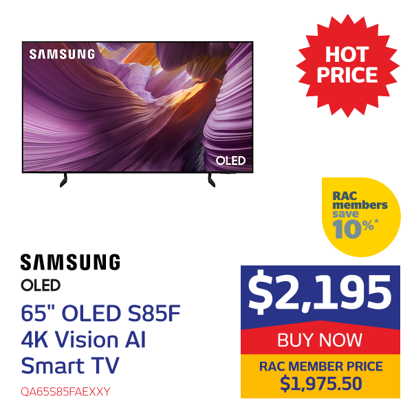 65" OLED S85F 4K Vision AI Smart TV