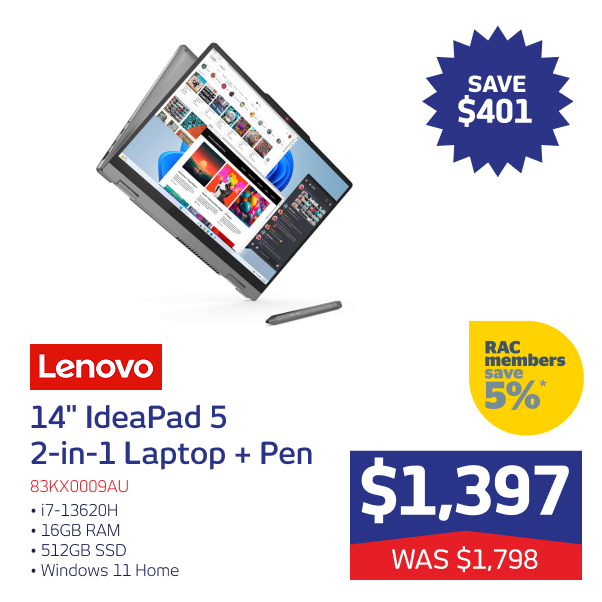 14" IdeaPad 5 2-in-1 + Pen