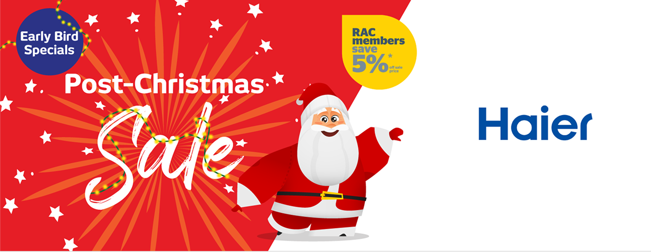 Haier Post-Christmas Sale