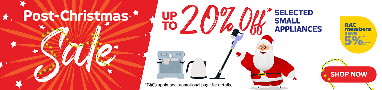Up To 20% Off Selected Small Appliances