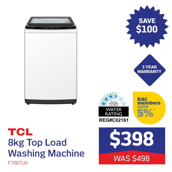 8kg Top Load Washing Machine