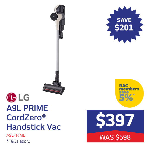 A9L PRIME CordZero Handstick Vac