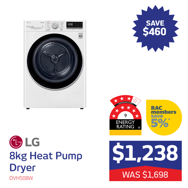 8kg Heat Pump Dryer