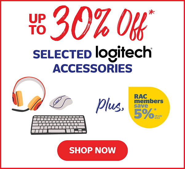 Up To 30% Off Selected Logitech Accessories