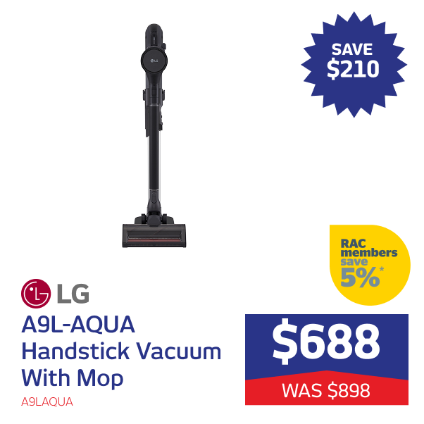 A9L-AQUA Handstick Vacuum With Mop