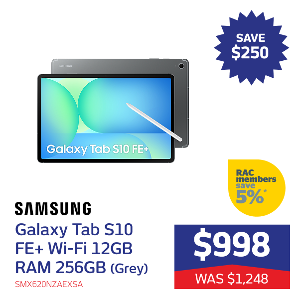 Galaxy Tab S10 FE+ Wi-Fi 12GB RAM 256GB (Grey)