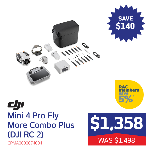 Mini 4 Pro Fly More Combo Plus (DJI RC 2)