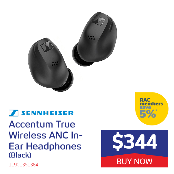 Accentum Open True Wireless In-Ear Headphones (Black)