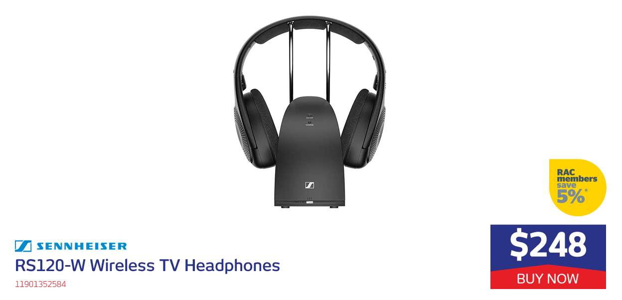 RS120-W Wireless TV Headphones