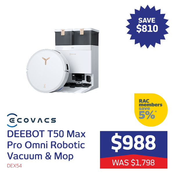 Deebot T50 Max Pro Omni Robotic Vacuum & Mop