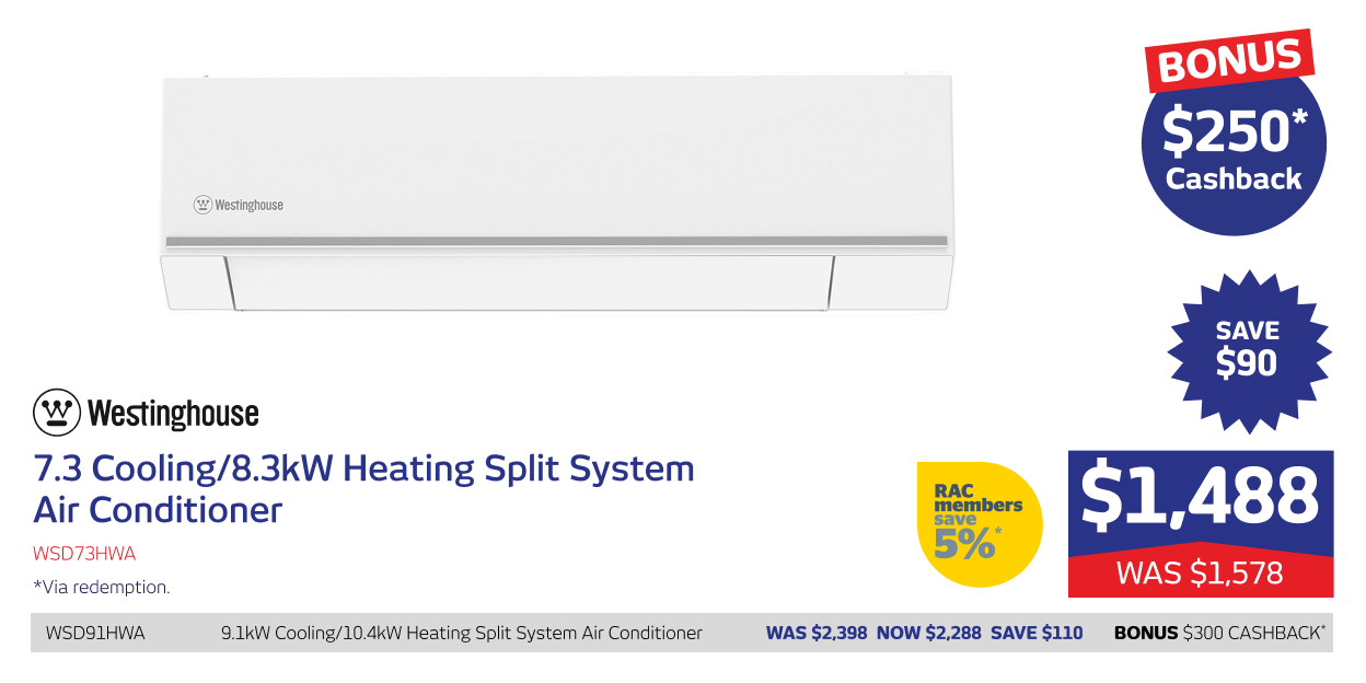 7.3/8.3kW Split System Air Conditioner