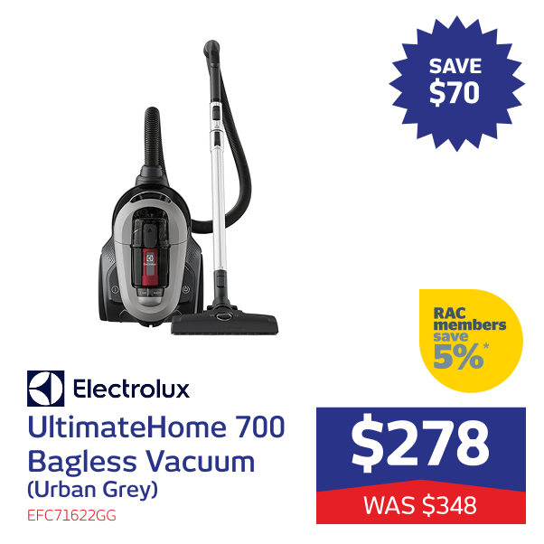 UltimateHome 700 Bagless Vacuum Cleaner (Urban Grey)