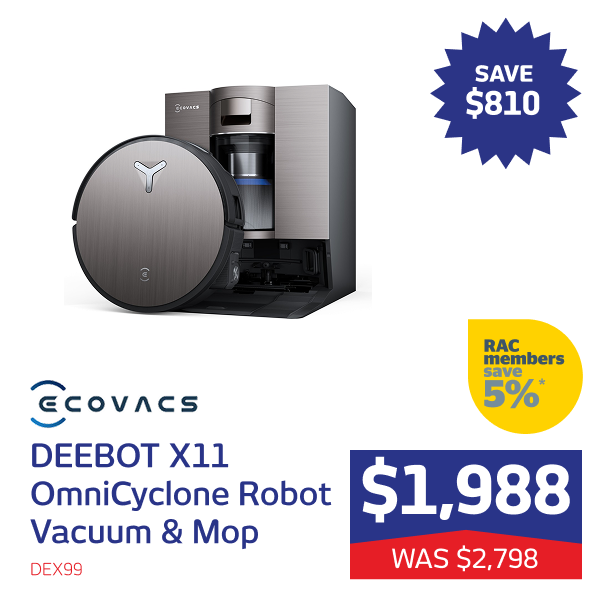 DEEBOT X11 OmniCyclone Robot Vacuum & Mop