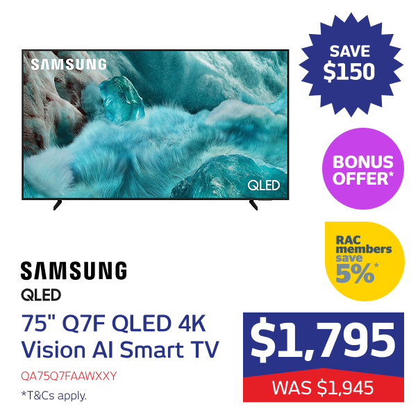 75" Q7F QLED 4K Vision AI Smart TV